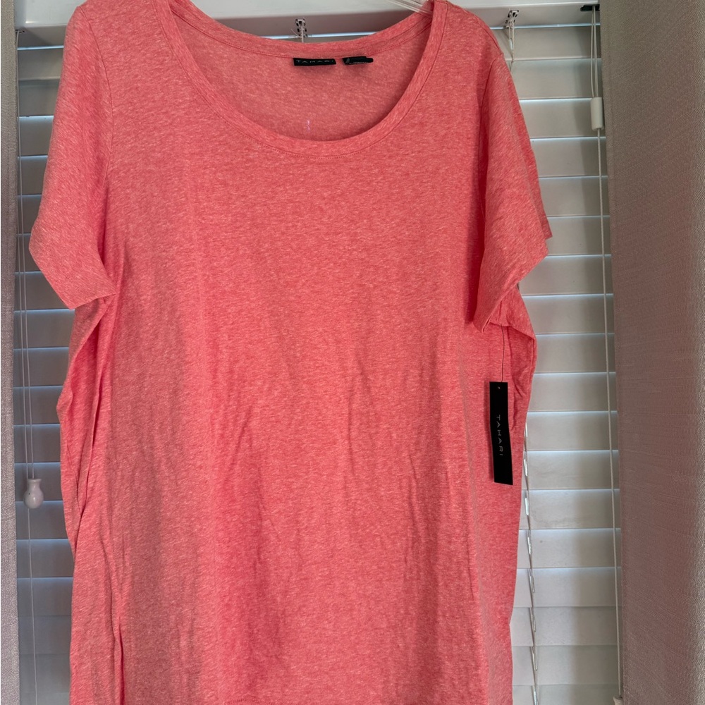 Tahari Coral Short Sleeve Tee